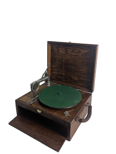 Gramofon walizkowy edison bell - gramofon,