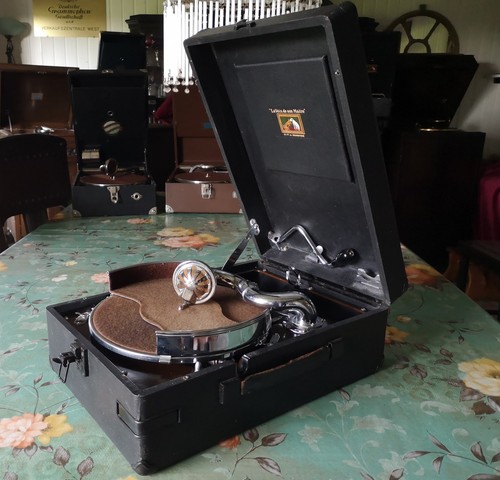 Grammophon koffer his masters - grammophon,