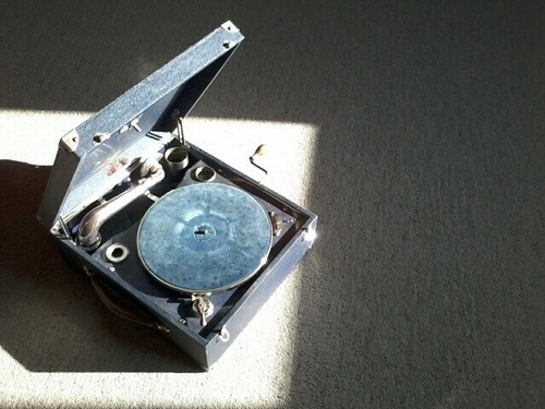 Grammophon koffermodell - grammophon,