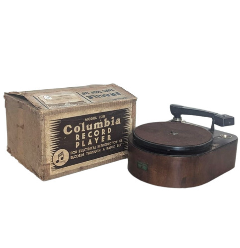 Elektryczny gramofon columbia - gramofon,