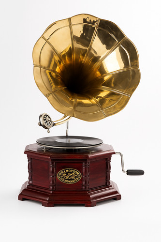 Nostalgisches grammophon - nostalgisches, im
