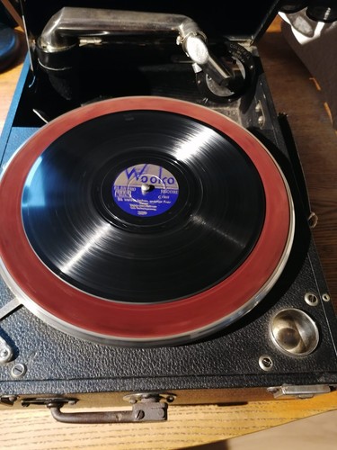 Koffer grammophon columbia - koffer, 2