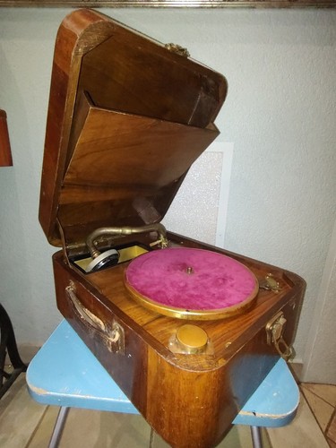 Old portable suitcase - old,
