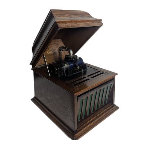 Fonograf cylindrowy edison - fonograf,