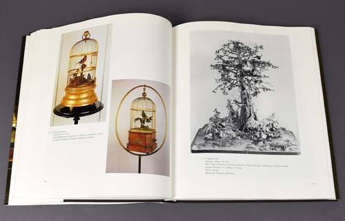 Vintage buch singvogelkäfig - buch,