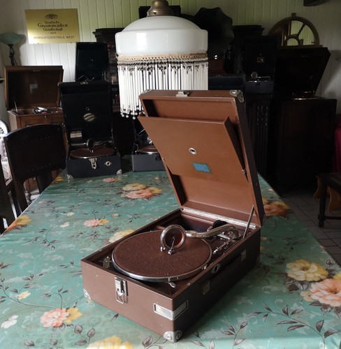 Grammophon koffer elctrola - koffer,